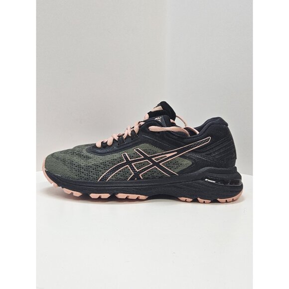 ASICS GT-2000 Women Sneakers Black‎ WhiteTrail Running Shoe Size 6 Green Pink - Picture 3 of 13